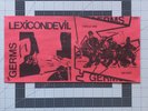 Germs Lexicon Devil  Original Slash Records Red Sleeve (only) Unfolded/Unused