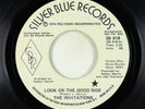 70s Soul 45 - Invitations - Look On The Good Side - Silver Blue - VG+ promo