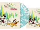 Mickeys Magical Holiday Light Blue with White Splatter Colored Vinyl LP & Poster