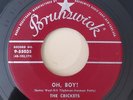 Crickets   OH, BOY  / NOT FADE AWAY (BUDDY HOLLY 45) #55035 PLAYS VG++ NO NOISE