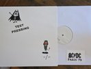 AC/DC  TEST PRESS LP #12  of 30 Made - PARIS 79 3 Track unreleased E.P.
