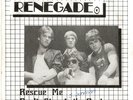 RENEGADE-IOWA 80'S POWER POP- ”DON’T STOP-LET’S ROCK” “RESCUE ME” WITH RARE PS