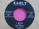 THE VIDELS - I Wish / Blow Winds Blow -super clean rare doo-wop 45 rpm Early 702