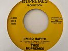 Chicano Sweet Soul 45 THEE DUPREMES I'm So Happy/So In Love With You HEAR Rare