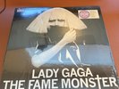 Lady Gaga The Fame Monster Silver Coke Bottle Green Vinyl 3LP Vinyl In Hand