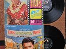 Elvis Presley - 2 silver STEREO albums-Blue Hawaii and Roustabout