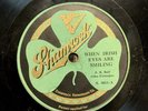 Museum Quality RARE Irish 78 RPM Label - Shamrock Phonograph Co - READ INFO