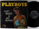Chet Baker/Art Pepper - Playboys LP - 1958 - World Pacific Japan PFJ-5021 VG-