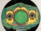 Hand painted Vinyl Record. One-of-a-kind. The Hobbit Lord Of The Rings