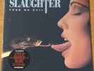 SLAUGHTER-FEAR NO EVIL Red & Black Splatter Double 2xP, 45 RPM, Remastered RARE