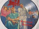 Death Spiritual Healing picture disc vinyl LP 1990 UK FLAG 38 P