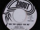 Northern Soul 45 FREDDY SCOTT Are You Lonely For Me SHOUT promo HEAR c