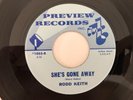 Song Poem Oddball 45 RODD KEITH She's Gone Away PREVIEW