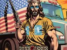 Hellfish - Guns Jesus Trucks And Spiderman GABBER HARDCORE Deathchant CHANTLP17