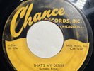 Vocal Group 45 Rpm The Flamingos Chance #1140 “That’s My Desire/Hurry Home Baby”
