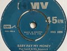 DAN SATCH ATOMIC 8 Baby pay my Money MONSTER AFRO HIGHLIFE 7 VG+ NOS