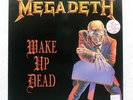 MEGADETH WAKE UP DEAD CAPITOL 12CL476 UK HYPE-STICKER VINYL 12