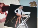 SIGNED Man’s Best Friend Blue Vinyl - Sabrina Carpenter USA INSERT HAND SIGNED