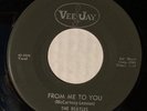 The BEATLES EX 1964 NOS VJ 45 Please Please Me & Original Vee Jay Store Sleeve