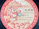 M. Latour: Pour t'aimer, Aïda / Lia, ma mia RARE 78 RPM APGA record