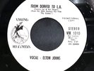 ELTON JOHN From Denver To L.A. 45 Promo JOHNS