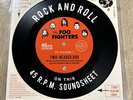 Foo Fighters Two Headed Dog 7” Sound Sheet Record 2014 Ltd Ed Sonic Highways