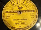 Sun 78 RPM Johnny Cash - Come In Stranger 295 V+