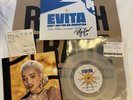Rachel Zegler SIGNED Don’t Cry For Me Argentina  7” Vinyl White Sparkle Evita