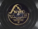 78 RPM -- Eddie South, Stephane Grappelly & Django Reinhardt, Swing 12, E+ Jazz
