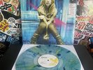 BRITNEY SPEARS Britney VG++ CLEAR/BLUE & YELLOW SPLATTER VINYL W/HYPE STICKER UO