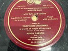78 RPM Mindy Carson RCA Victor transcription I Want a Television Christmas