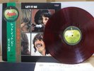 The Beatles / Let It Be, RED WAX Japan Orig. 1970 Press LP w/OBI & Insert EX