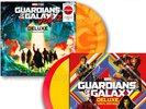 Guardians of the Galaxy Soundtrack Vol. 1 / Vol. 2 4 LP Red Yellow Orange Vinyl