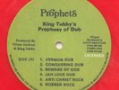 KING TUBBY - Prophesy Of Dub - Vinyl (red vinyl LP)