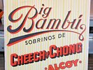 Cheech & Chong – Big Bambu LP Warner Bros 1978 club VG with ROLLING PAPER