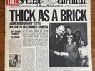 Jethro Tull Thick As A Brick A3/B2 1st Press EX/EX Vinyl LP Record CHR 1003