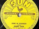 JOHNNY CASH SUN Come In Stranger/ Guess Things Happen That Way