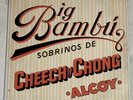Cheech and Chong Big Bambu 1972 LP w/ ROLLING PAPER
