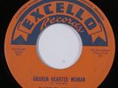 Blues R&B 45 CLARENCE SAMUELS Chicken Hearted Woman EXCELLO HEAR k