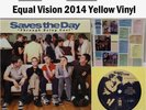 Saves the Day Through Being Cool LP Equal Vision 2014 NM Vinyl Yellow Cream #73L