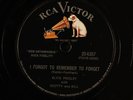 ELVIS PRESLEY: i forgot to remember to forget  / mystery train RCA Single 78 RPM