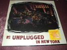 NIRVANA UNPLUGGED IN NEW YORK LP SEALED HYPE DECAL 1994 GEFFEN DGC24727 LABEL