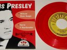 ELVIS PRESLEY on SUN RED VINYL MINT MILKCOW BLUES BOOGIE USA 45 Picture sleeve .