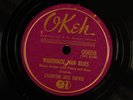 CHAMPION JACK DUPREE: warehouse man blues / chain gang blues OKEH Single 78 RPM