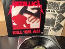METALLICA 1990 Kill em All LP Brazil Heavy Metal Thrash ACDC slayer Vinyl *READ*