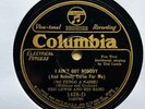 JAZZ: TED LEWIS & HIS BAND. ‘I Ain’t Got Nobody’ Columbia 78 - Don Murray solos