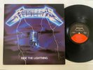 METALLICA LP Ride The Lightning 1984 Elektra Original NM Disc