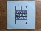 New Order Movement Vinyl Record FACT 50 1981 1st Press