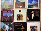 HERBERT VON KARAJAN LP(9)  Sibelius, Mozart, Strauss, Franck, Rachmaninoff.  EMI