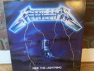 Metallica Ride The Lightning Vinyl LP Elektra Records 1984